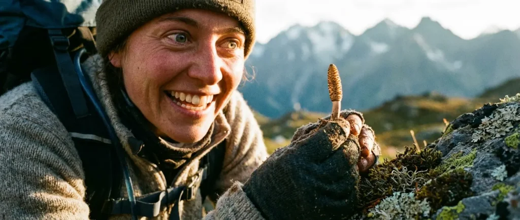 Le champignon chenille désigne notamment Ophiocordyceps sinensis, espèce sauvage à la réputation aphrodisiaque ancienne, sans efficacité clinique démontrée ici.
